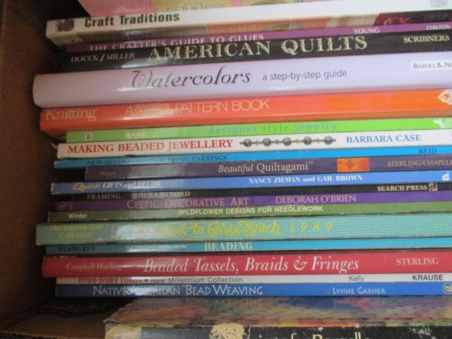 Large Collection of Crafting/Sewing/Painting/Jewelry Making/Home Decorating Books