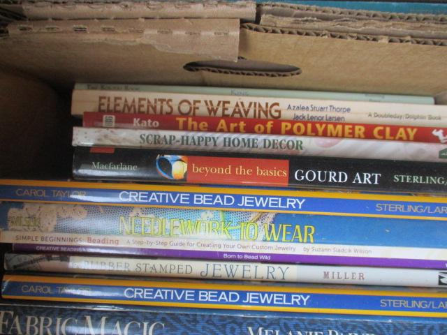 Large Collection of Crafting/Sewing/Painting/Jewelry Making/Home Decorating Books