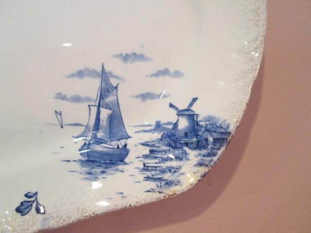 Vintage Delft Porcelain Platter