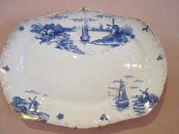 Vintage Delft Porcelain Platter