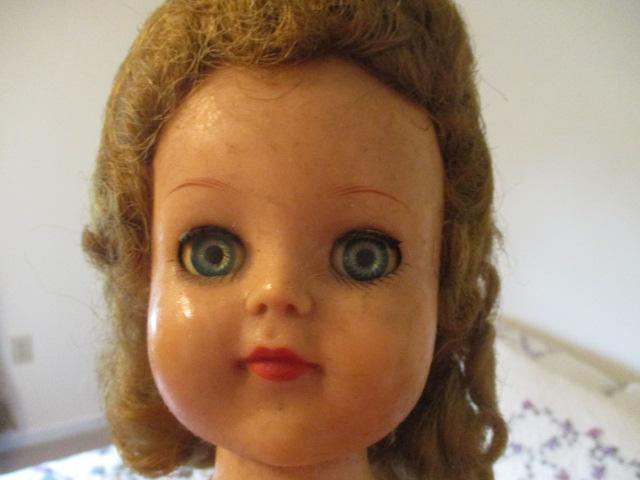 Two Ideal Tiny Kissy Dolls, 1971 Yawning John Doll and Two 1940's Ideal