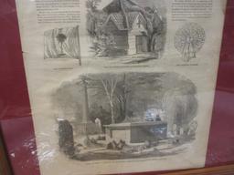 Harper's Weekly Cover Pages (1 Framed) 2 Unframed