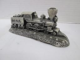 Two Georgia Marble Limited Edition Trains Gone By The Original Train Collection Trains
