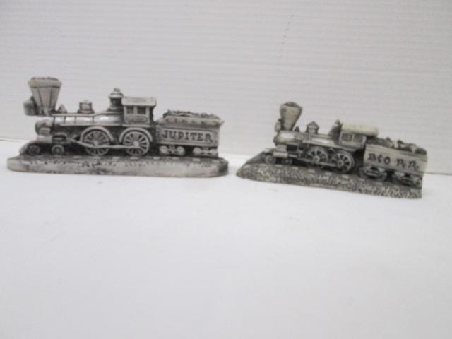 Two Georgia Marble Limited Edition Trains Gone By The Original Train Collection Trains