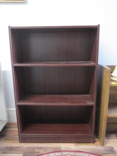 Mahogany Finish Melamine Bookcase