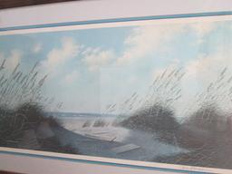 Framed and Matted Pencil Signed 1981 Jim Harrison South Carolina Poster