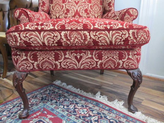 The Charles Stewart Company High Back Wing Back Chair