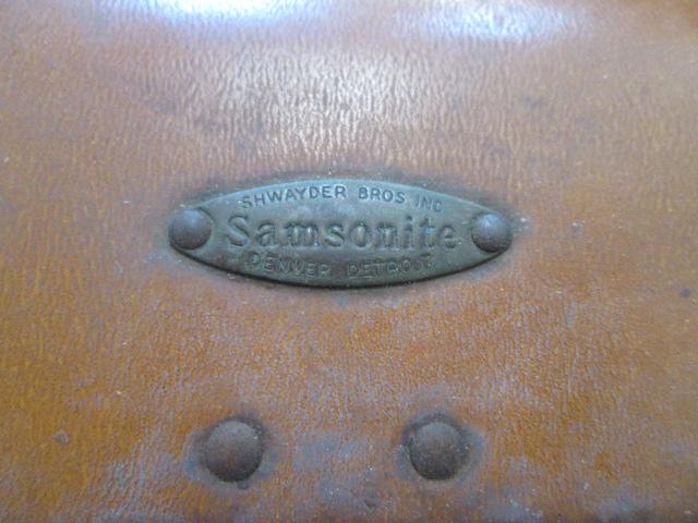 Two Vintage Samsonite Suitcases