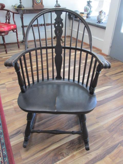 Vintage Cochran Chair Windsor Spindle Back Style Rocker