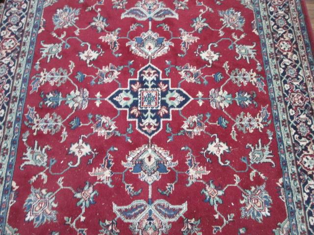 Renaissance The Collection Burgundy/Navy Area Rug