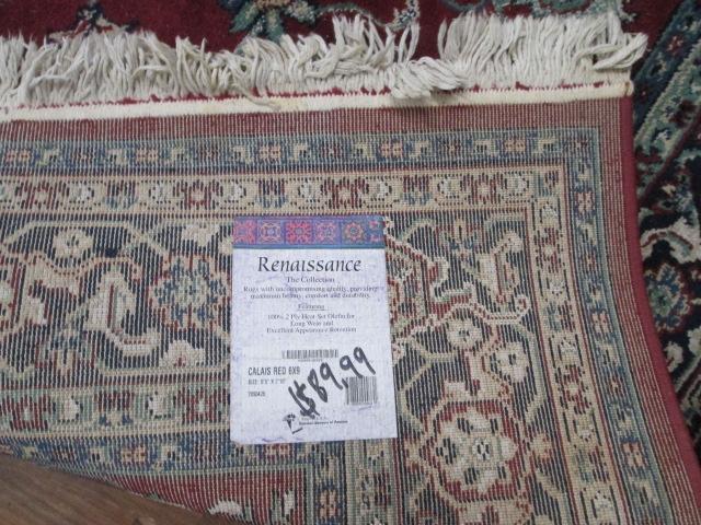 Renaissance The Collection Burgundy/Navy Area Rug