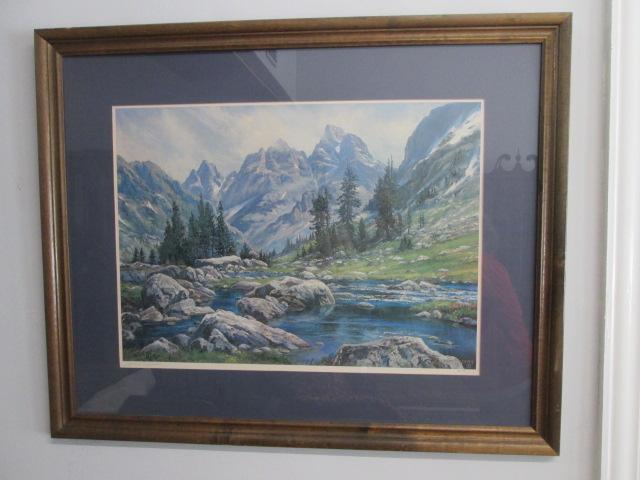 Joanne Hennes Pencil Signed and Numbered Landscape Print