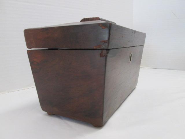 Antique Rosewood Tea Caddy