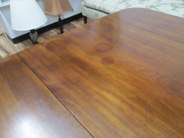 Antique Mahogany Drop Leaf Table with Drawer