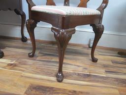 Statesville Chair Co. Chippendale Style Mahogany Corner Chair