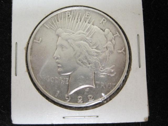 Peace Silver Dollar- 1922