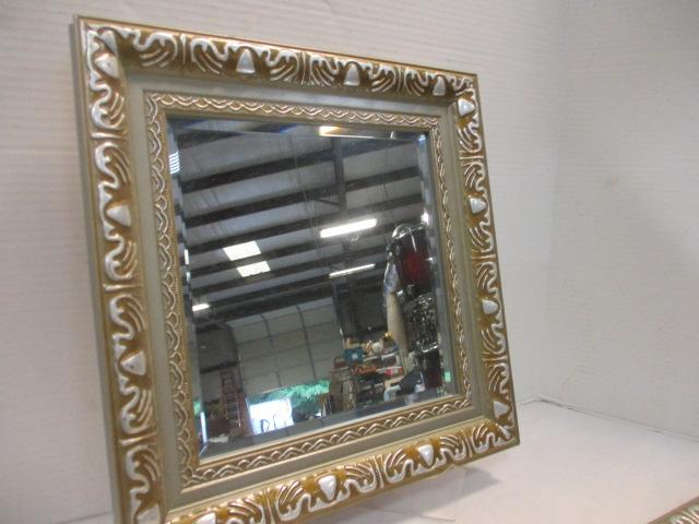 Two Pair of Framed Mirrors