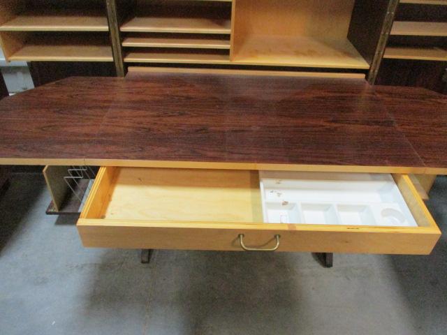 Danish Modern Midcentury Mummenthaler & Meier "Desk-In-A-Box" Workstation