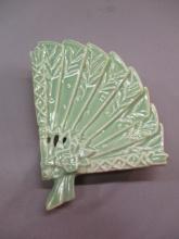 McCoy Green Fan Wall Pocket 8"