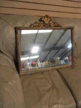 Vintage Ornate Gold Wall Mirror