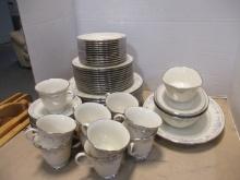 63-Piece Set of Lenox "Reverie" China