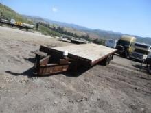 T/A Flatbed Equipment Trailer,