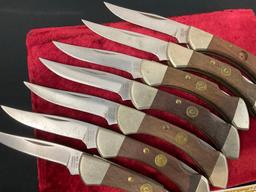 7x Chicago Cutlery L33 Folding Pocket Knives