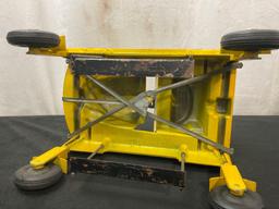 Vintage 1940-50s Swan Hill Cari Car Lumber Hauler Toy, Cast Metal