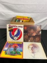 60+ Vintage Vinyls and Records Mainly Rock & Pop. incl. Grateful Dead, Jefferson Starship, Jackso...