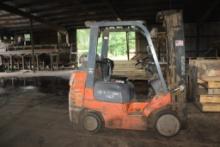 Toyota 5k Lb Forklift  w/Solid Tires, Propane, 40" Forks w/Side Shift, S/N