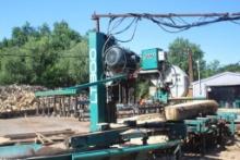 Wood-Mizer LT300 Band Sawmill w/Log Turners, Elec Dr, Controls, No Cab