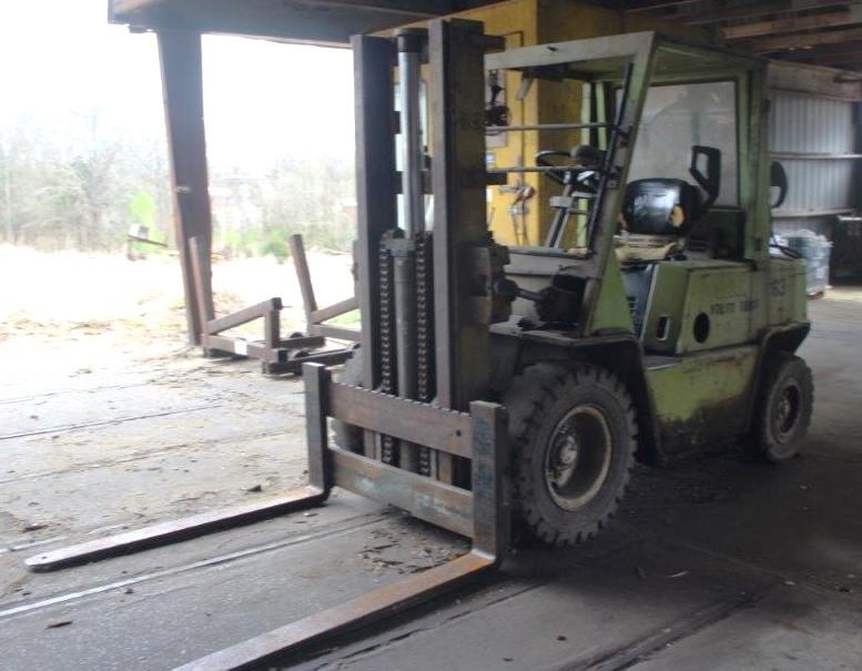 Clark Forklift, Propane, Solid Tires, 54" Forks