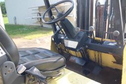 Hyster XL, 12000lb Forklift, Propane, Solid Tires, Triple Stage Mast, w/Sid