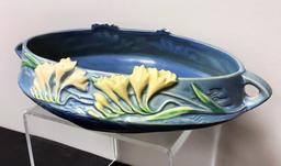 Roseville Pottery Freesia Bowl, #1156, 10"