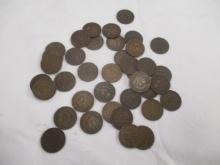 US Indian Head Cents 1900-1908 40 coins