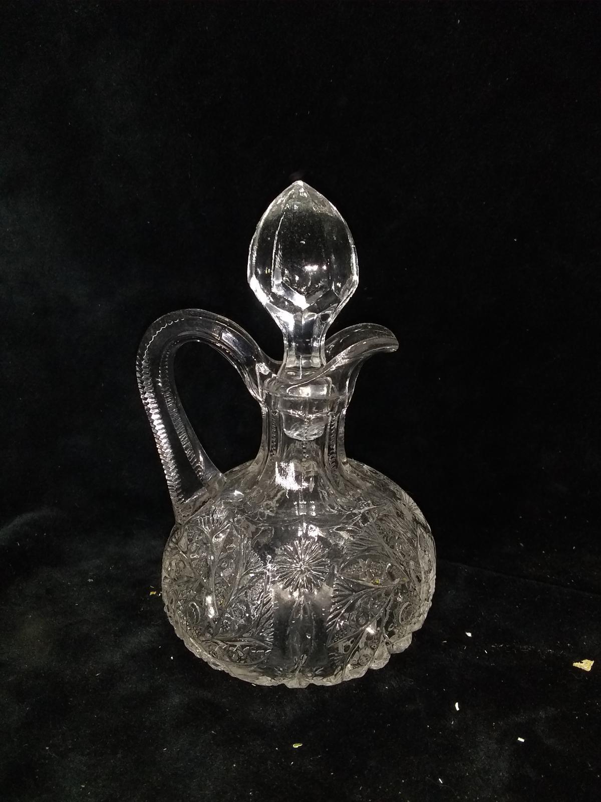 Antique EAPG Cruet with Pontal