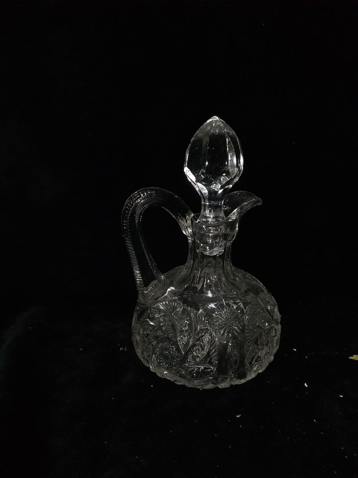 Antique EAPG Cruet with Pontal