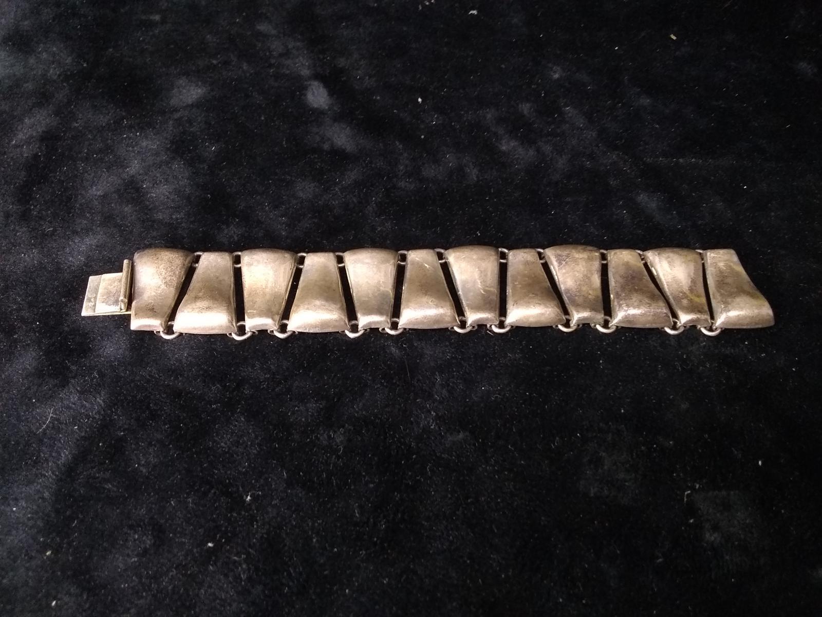 Vintage Sterling Silver Link Bracelet