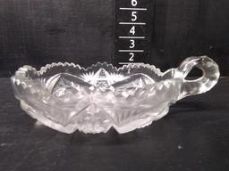 Vintage EAPG Glass Nappy