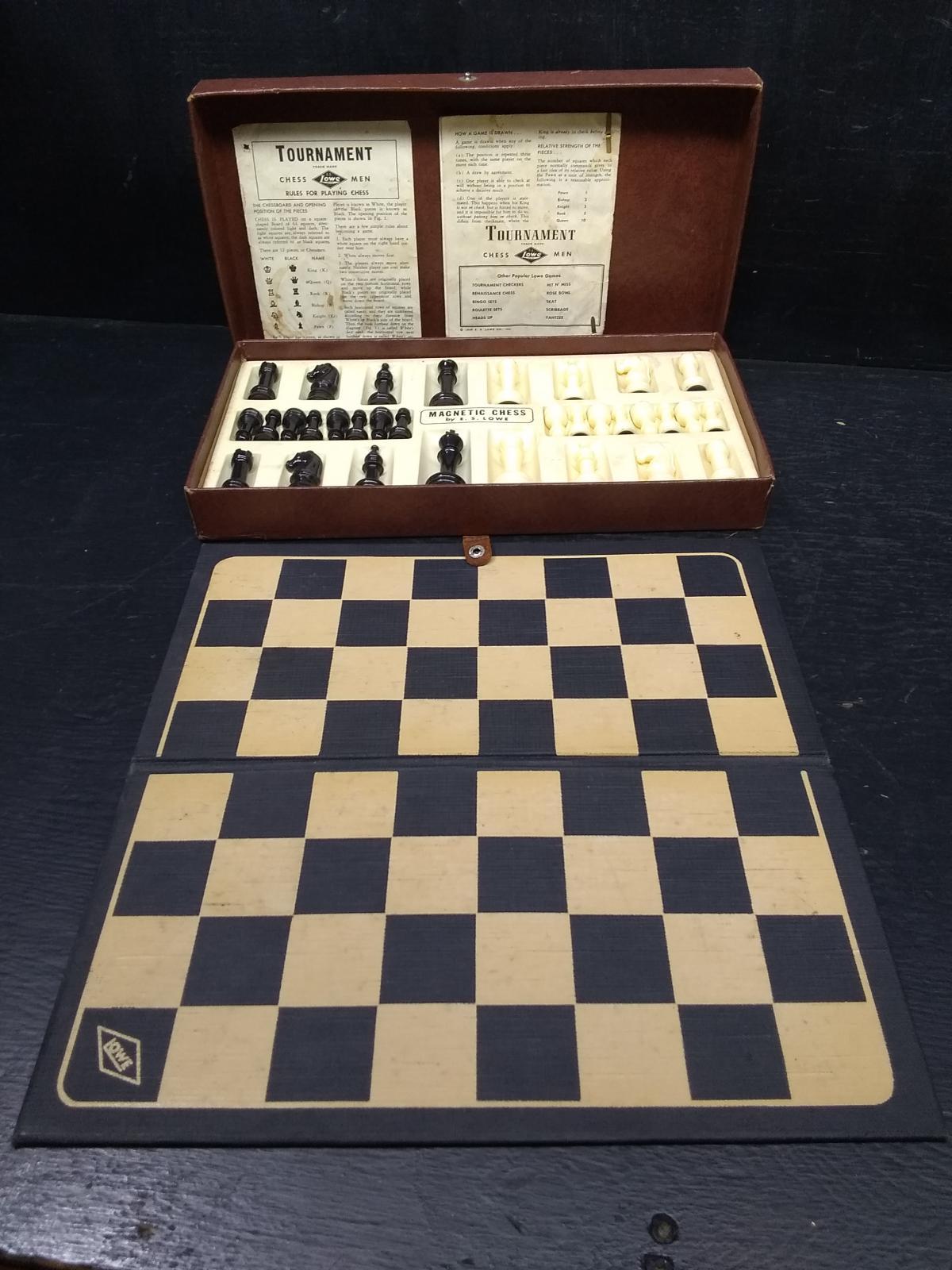 Vintage Game-Tournament Chess 1945