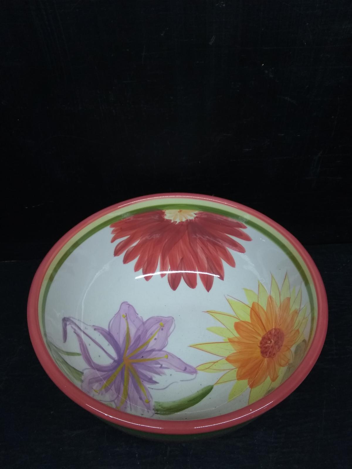 Dansk Hand painted Serving Bowl