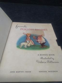 Vintage Childrens Book-Nursery Rhymes