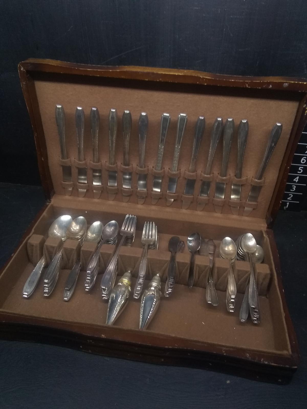 Harmony House Plated Flatware Set with Storage Box