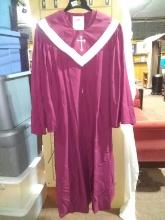 Murphy Choir Robe-NWT-Maroon/White