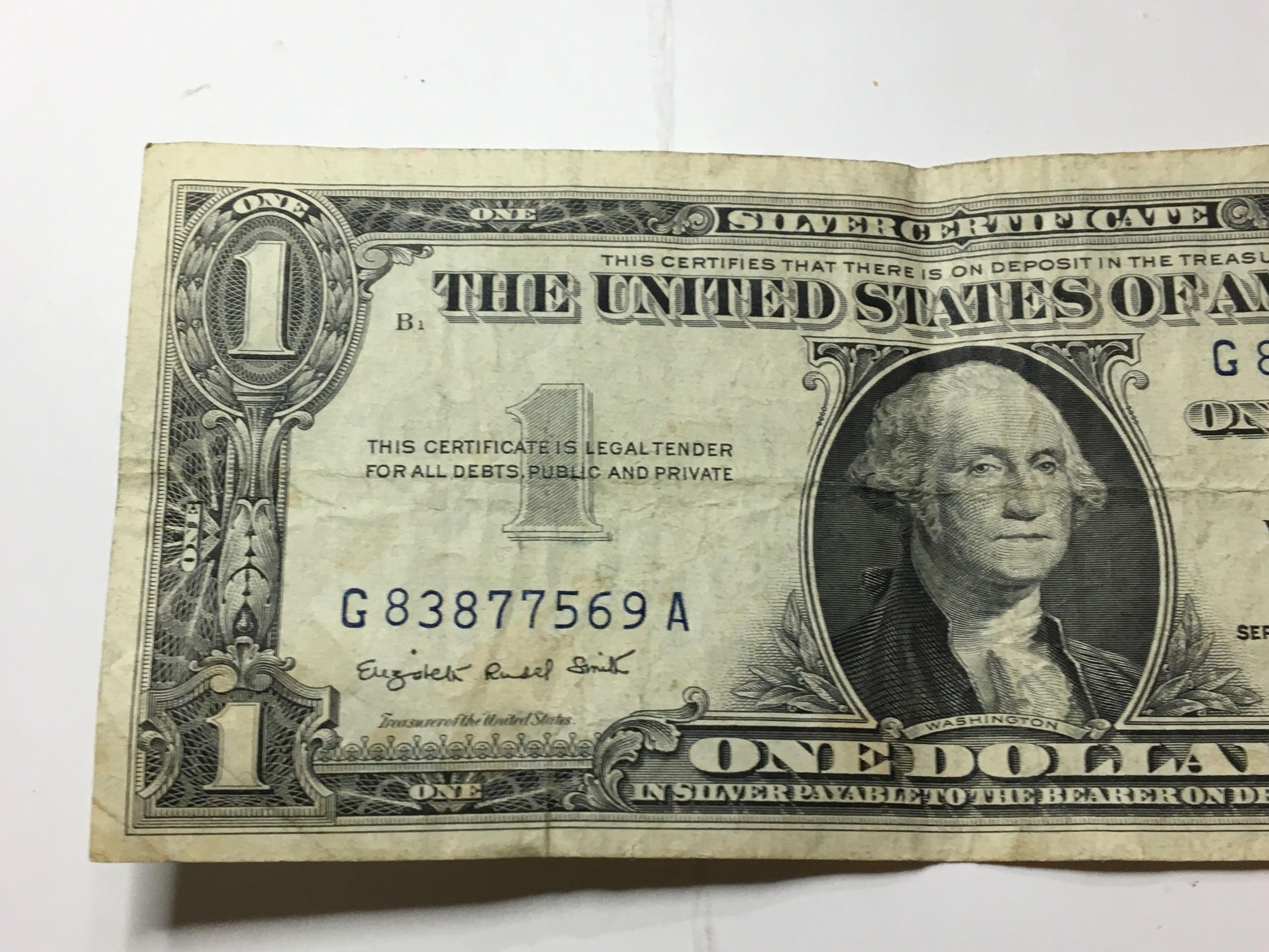 2 1957 Silver Certificates