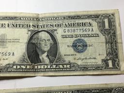 2 1957 Silver Certificates