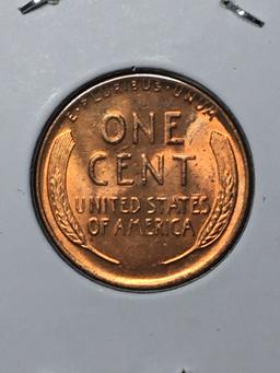 Lincoln Wheat Cent 1953 D Gem Red Rainbow W O W Coin