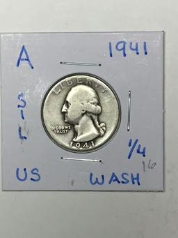 1941 Washington Quarter