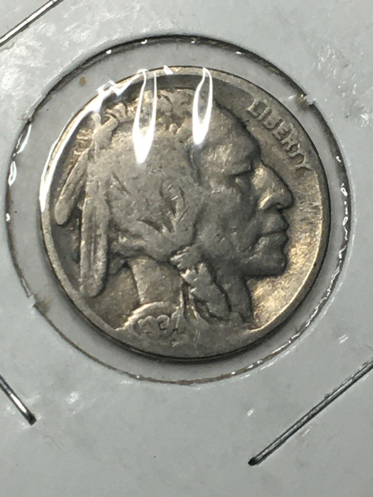 1934 P Buffalo Nickel