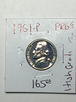 1961 P Jefferson Nickel